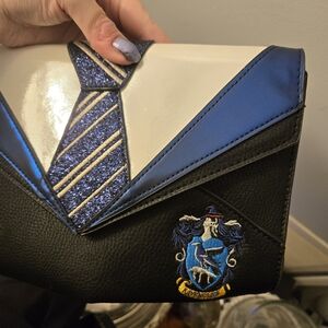 Ravenclaw Women's Clutch - Blue, Black, and Cream